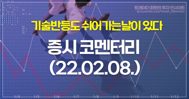  [오늘의 주식시세][220208] 잠깐 쉬어가는 우리 증시..경계를 늦추지는 말자