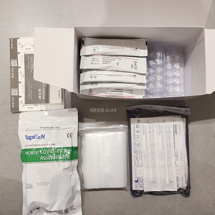  래피젠 코로나19 자가검사키트 20회 세트