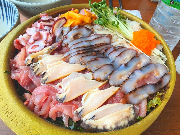 강원도 여행 속초 청초수물회 항아리물회 맛집 포장 택배