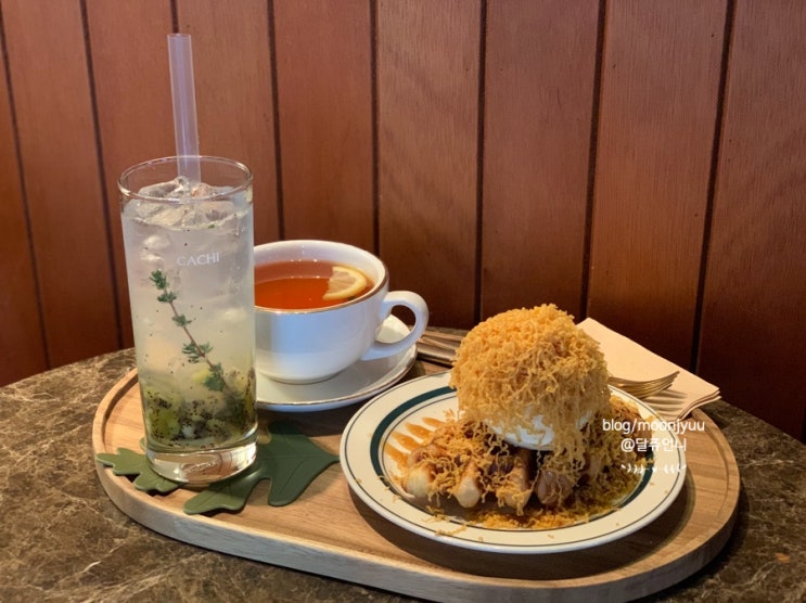  강남 까치화방 카페 디저트, 크로플 맛집 후기
