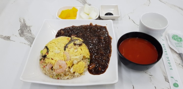 평촌 상하이24시 중화요리 삼선볶음밥 점심식사