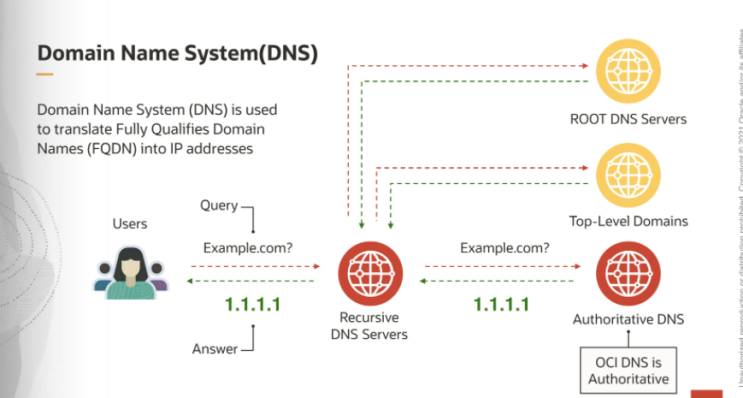오라클 DNS Servervice