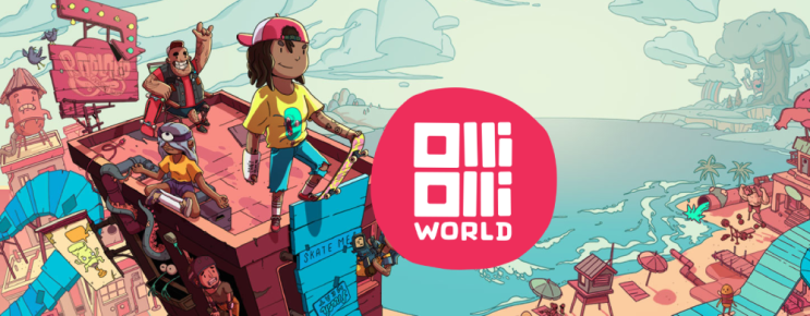 스케이트 보드 레이싱 게임 올리올리 월드 첫인상 OlliOlli World