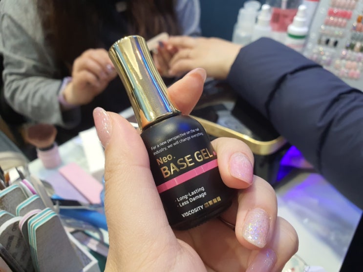  부평역네일 네일순이 견학 - 네오베이스 중점도 전문가의 손길로 발라봤어요!