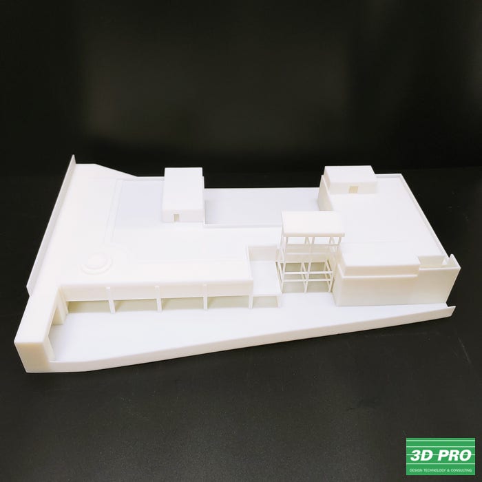 대형 건축 모형 시제품 3D프린팅 제작/ABS Like 소재/SLA방식[쓰리디프로/3D프로/3DPRO]