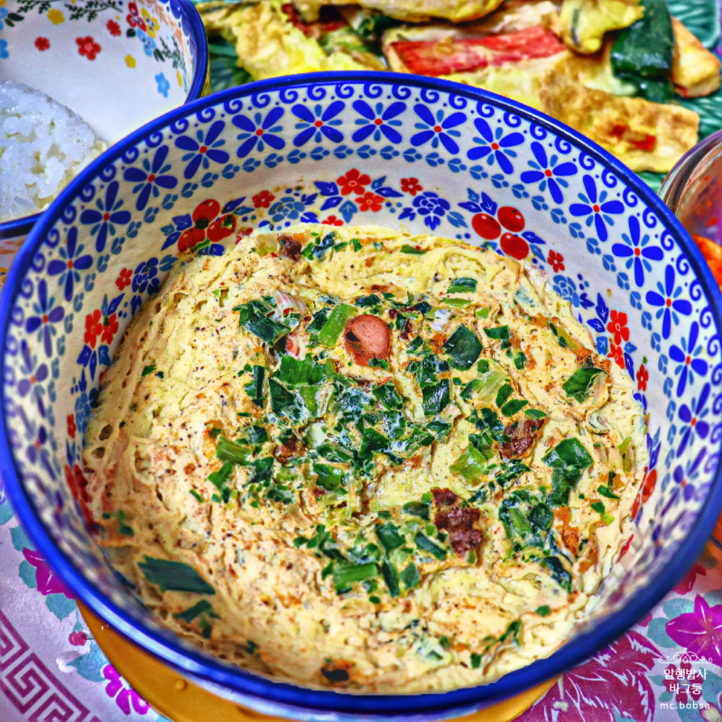 다이어트 야식 라면 계란찜 라면스프 라면국물 계란찜