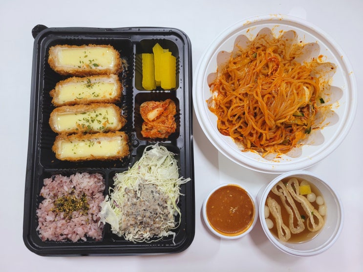  군자배달맛집 치즈돈까스 & 쫄면이 생각날 땐 철없는돈까스