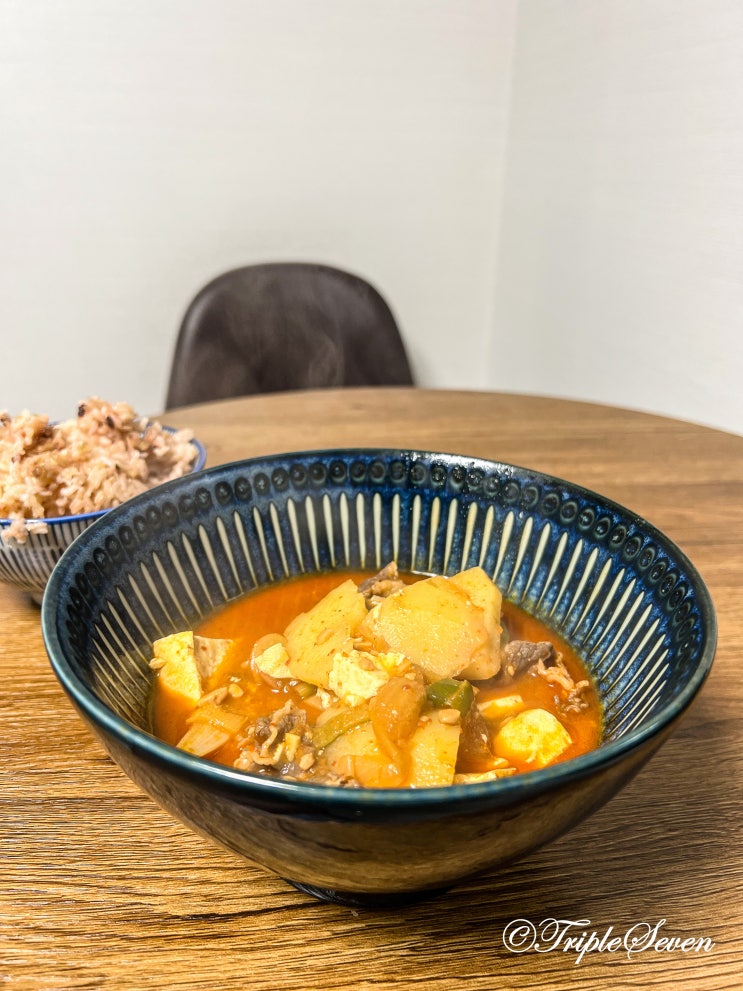  [초보요리] 차돌박이 된장찌개 레시피! 자취인이 간단하게 만들 수 있는 차돌된장찌개 후기!