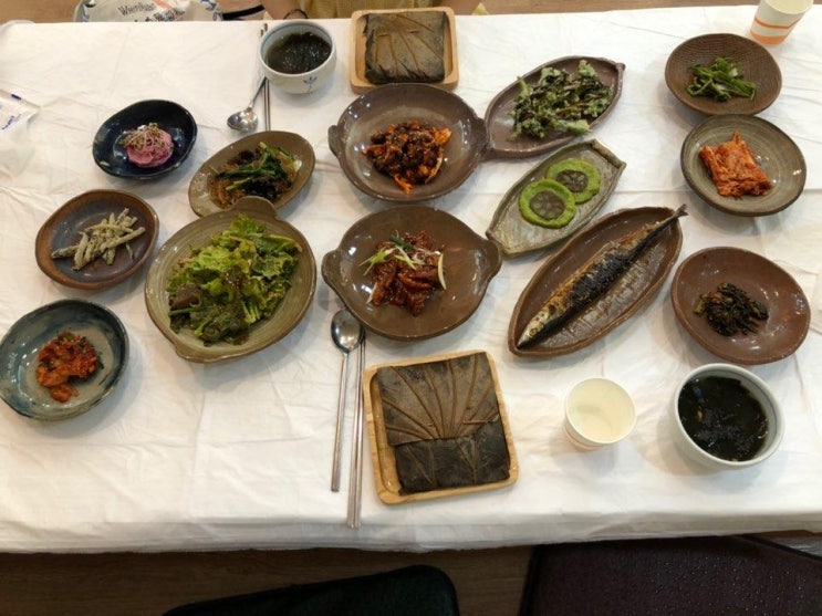  충남 부여 연잎밥정식 맛집 사비향