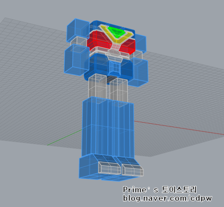 지구방위대 후뢰시맨 - 1) 후뢰시킹 모델링 시작