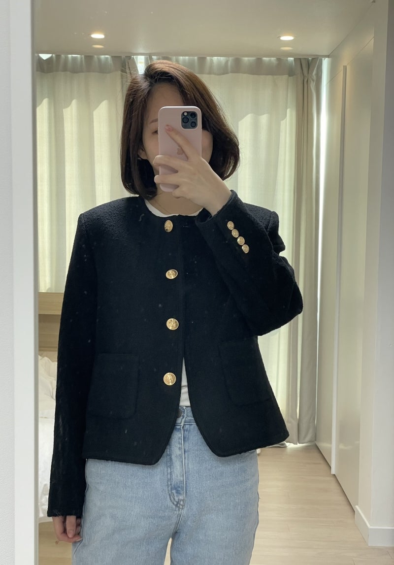봄신상 던스트 트위드 자켓 후기, +사이즈 팁