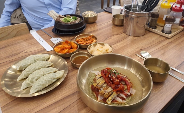  교동면옥 용인상현점 맛깔나는 한끼식사 교동특냉면 가마솥갈비탕 최고