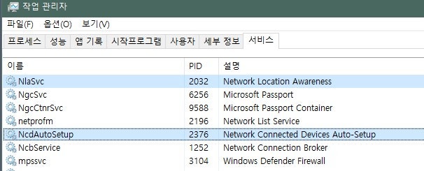 svchost.exe (LocalSystemNetworkRestricted) 메모리, CPU 의 높은 사용 문제 : 네이버 블로그