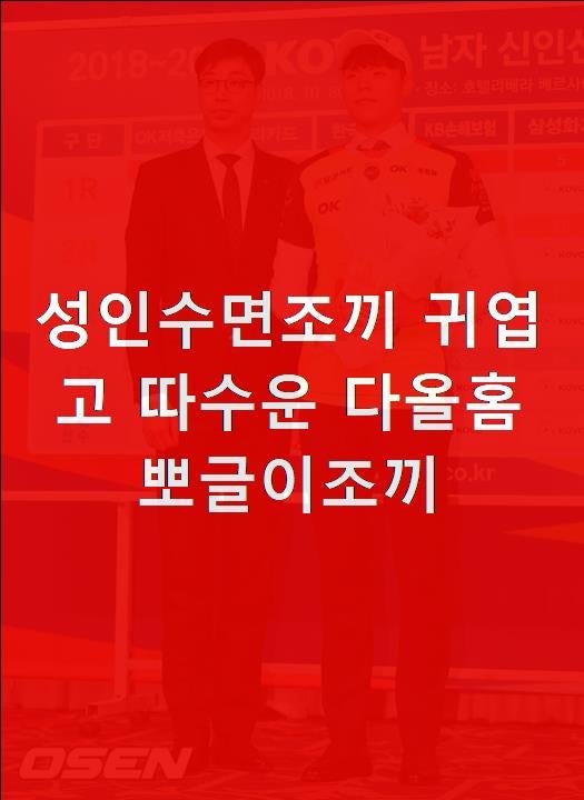성인수면조끼 귀엽고 따수운 다올홈 뽀글이조끼