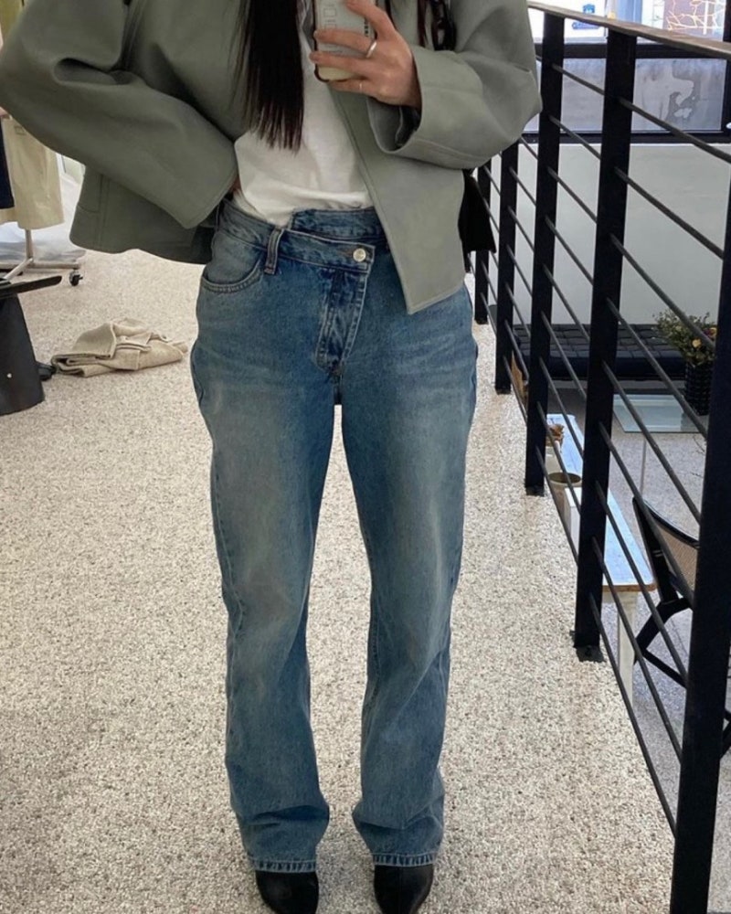 런던플랏 555 언발 데님 팬츠 2color