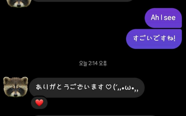  모르는 일본사람이랑 DM한 후기