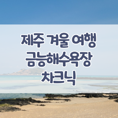  2022년 2월 겨울 제주 여행, 금능해수욕장 차크닉 - 둘째날, 셋째날 오전