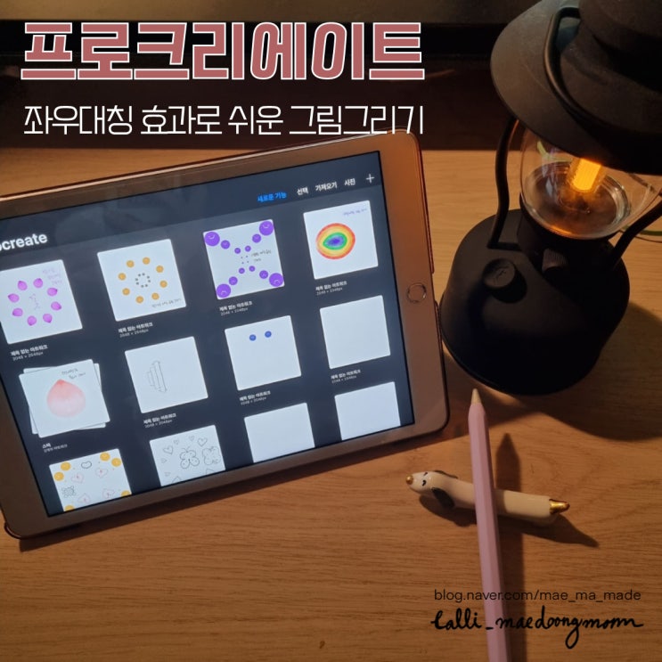  프로크리에이트 좌우대칭 어찌하죠