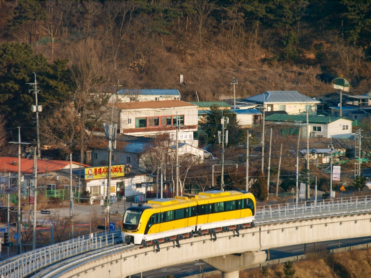 우리나라의 유일한 자기부상열차! 인천공항자기부상열차 (에코비)를 타보자