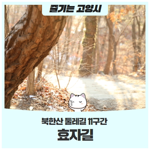 북한산 둘레길 11구간 ‘효자길’ : 고양시 ‘효자동’의 유래를 찾아서 북한산 둘레길 11구간 ‘효자길’ : 고양시 ‘효자동’의 유래를 찾아서