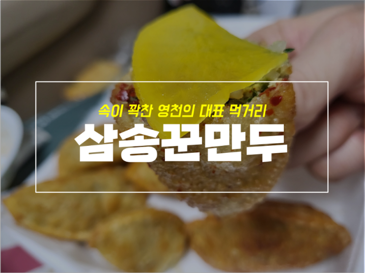 영천 맛집으로 유명한 삼송꾼만두 포장 방문기