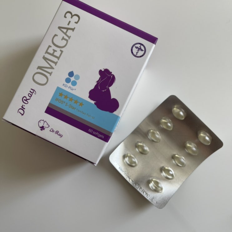 반려동물필수 영양제 닥터레이 오메가-3 (Dr.Ray OMEGA-3)