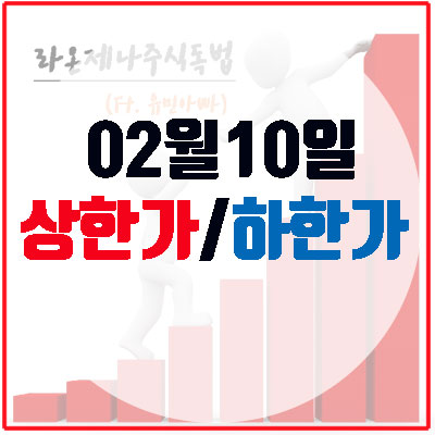 상한가(2월10일), 유유제약2우B/제주맥주/엠브레인/유앤아이