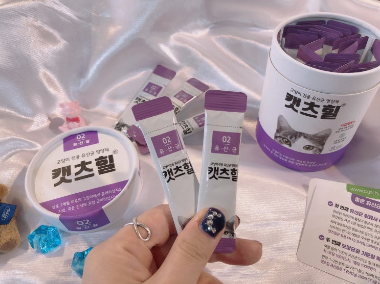  고양이 유산균 캣츠힐 : 고양이 설사 유산균 추천