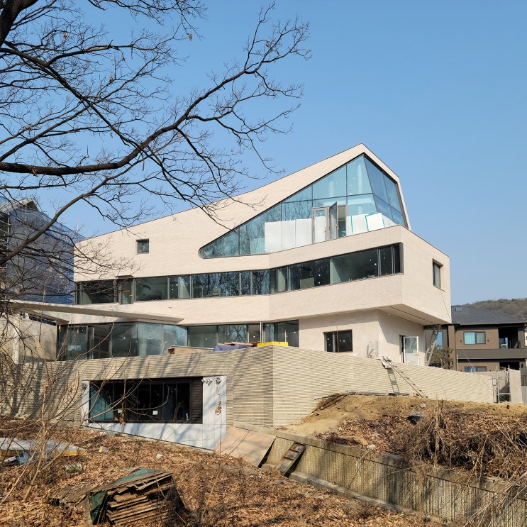  남양주 다산신도시 단독주택 "하늘향한집" 비계 해체[용인 제이앤피플 건축사사무소]