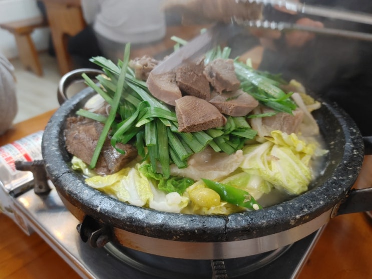  푸주옥용산점 국물 수육 맛집..설렁탕과 빈대떡도 맛있습니다.~!!