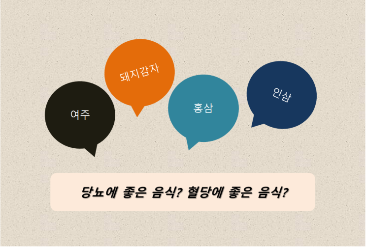  혈당에 좋은 음식, 당뇨 건강식품 선택시 주의사항!