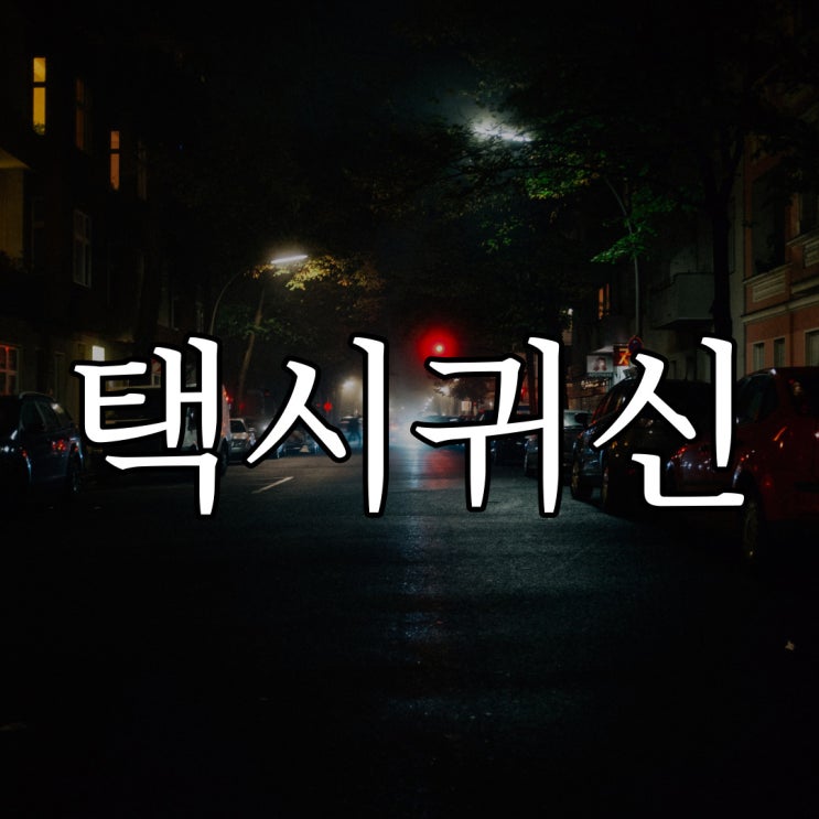  택시기사가 본 귀신 / 루리웹 실화 공포 무서운 이야기