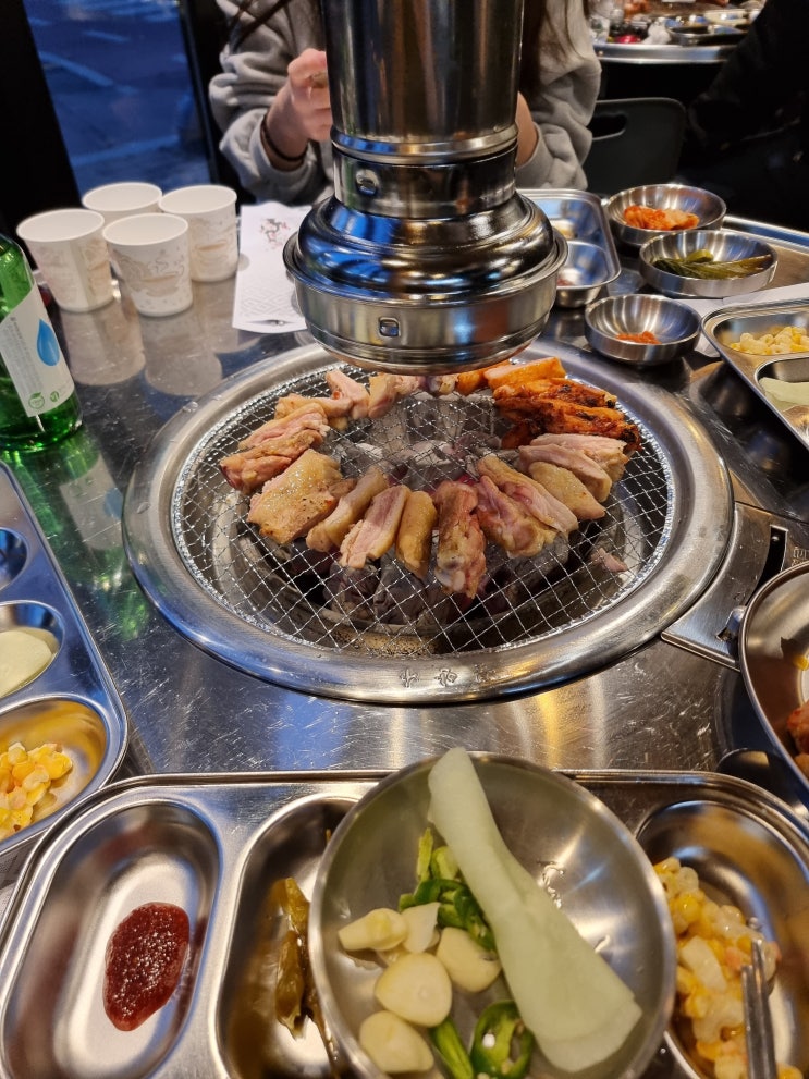  닭갈비를 구워먹던, 수원 망포 광판리숯불닭갈비 신동점