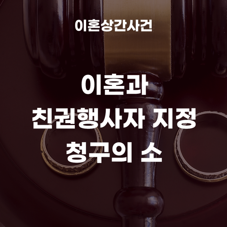  악의의 유기, 이혼 및 친권행사지정 청구의 소