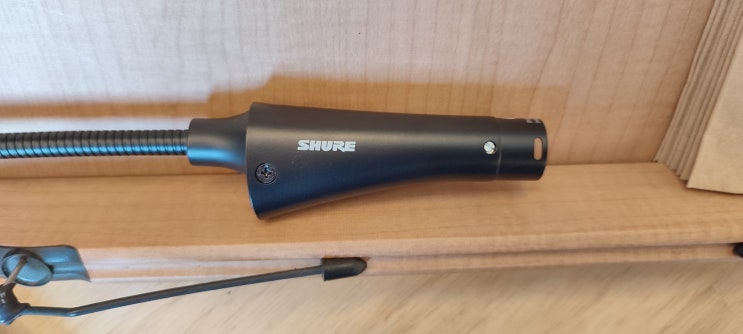  SHURE CVG18S-B/C 구즈넥 마이크