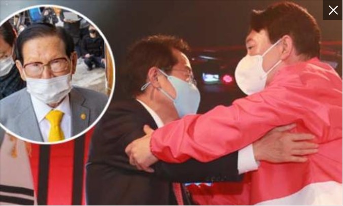 신천지 '尹 지원설'… 홍준표 "신천지 개입 알았다" 신천지 '尹 지원설'… 홍준표 "신천지 개입 알았다"