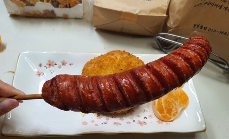  올레꽈배기 불갈비소시지 핫바 ! 와 개봉역 스마트도서관 체험