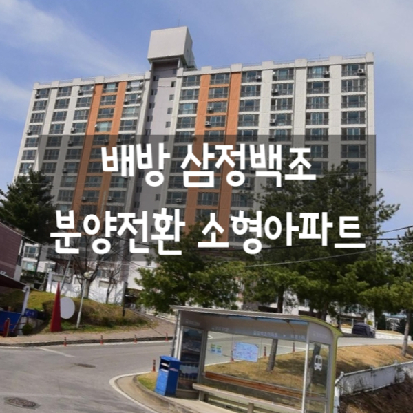  아산 배방 삼정백조아파트 임대후 분양전환 소액투자 정보