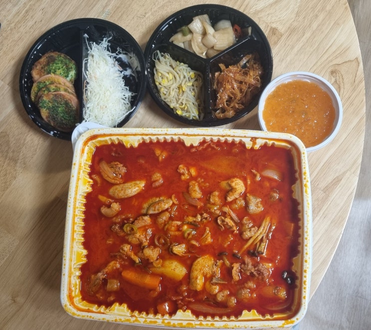  울산 우정동 배달맛집 뱃속, 곱도리탕이 맛있는 집