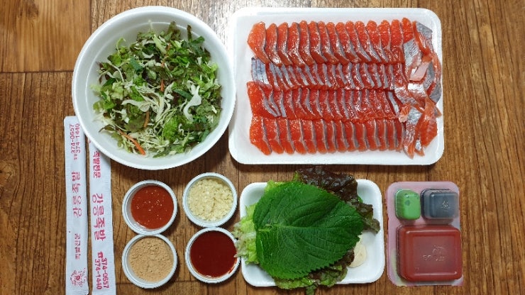 강릉왕족발 송어회 사진 6