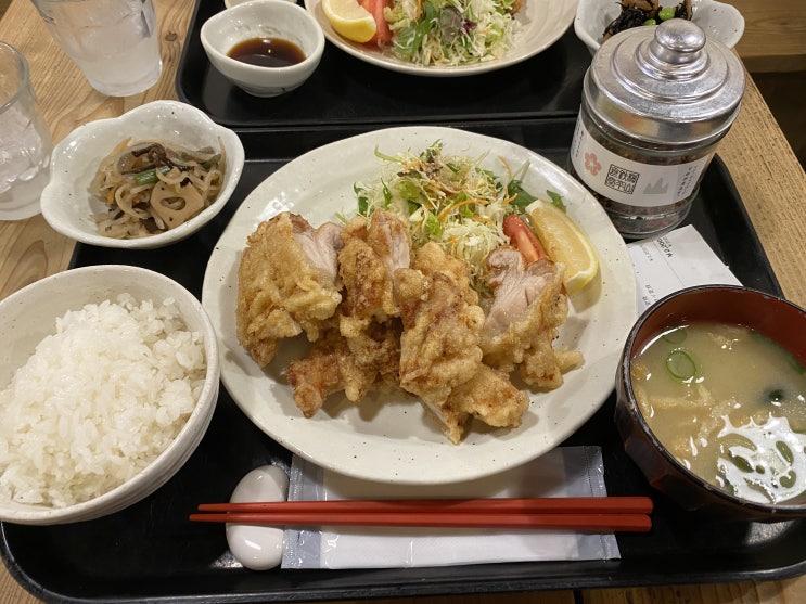  후쿠오카 텐진 정식 맛집 - 우메야마텟뻬이쇼쿠도