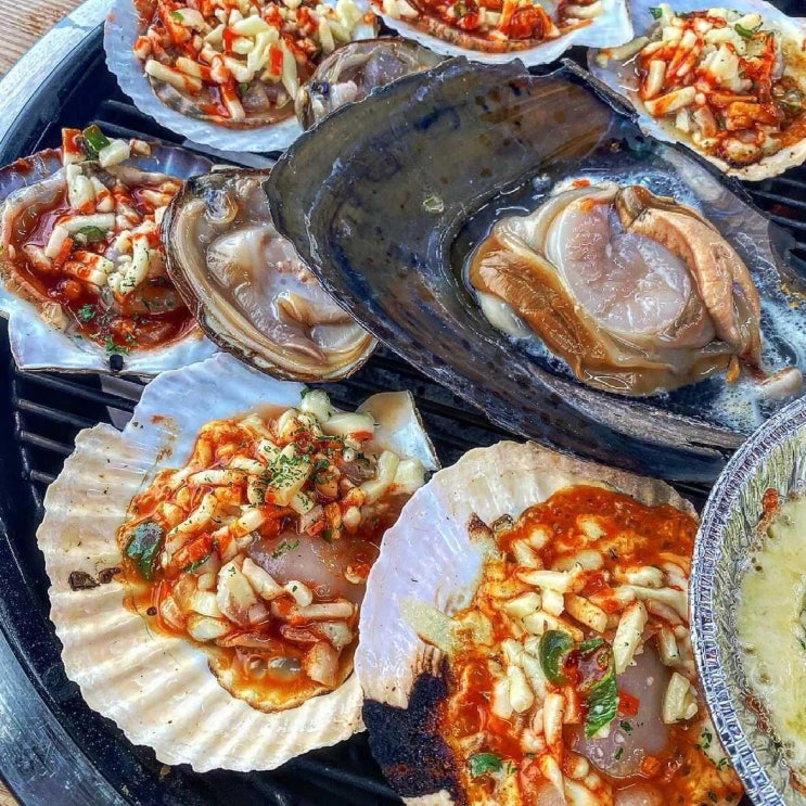  [을왕리맛집] 을왕리 조개구이 횟집 맛있는 산더미조개92
