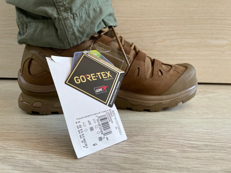 살로몬 퀘스트 4D GTX 포스2 사이즈 팁: 발볼 넓은 편 — 사진 5