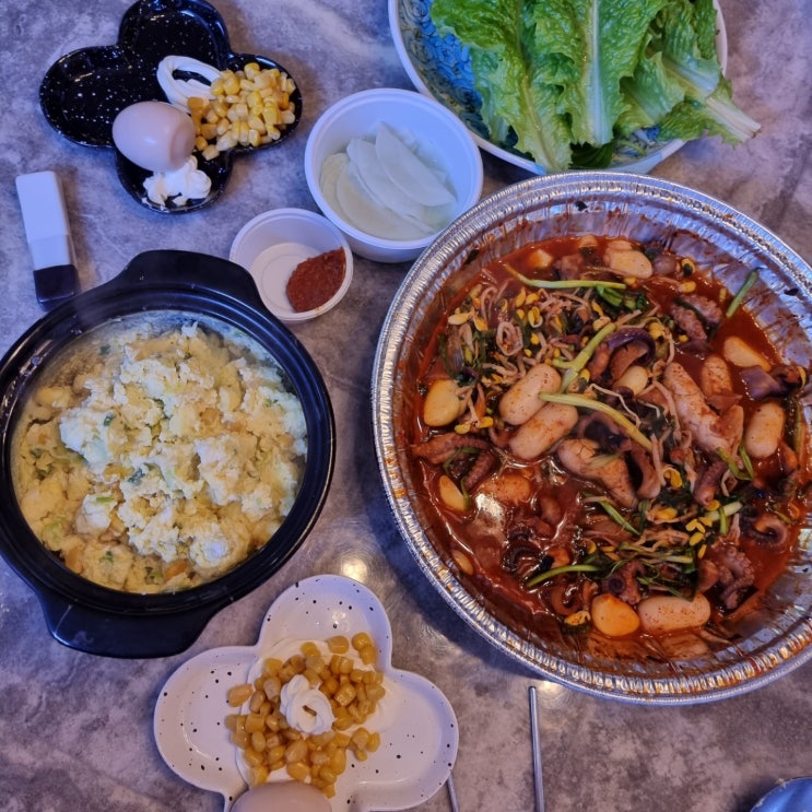  "쭈사장" 쭈꾸미 포장해서 집에서 먹타임 / 광주서구맛집
