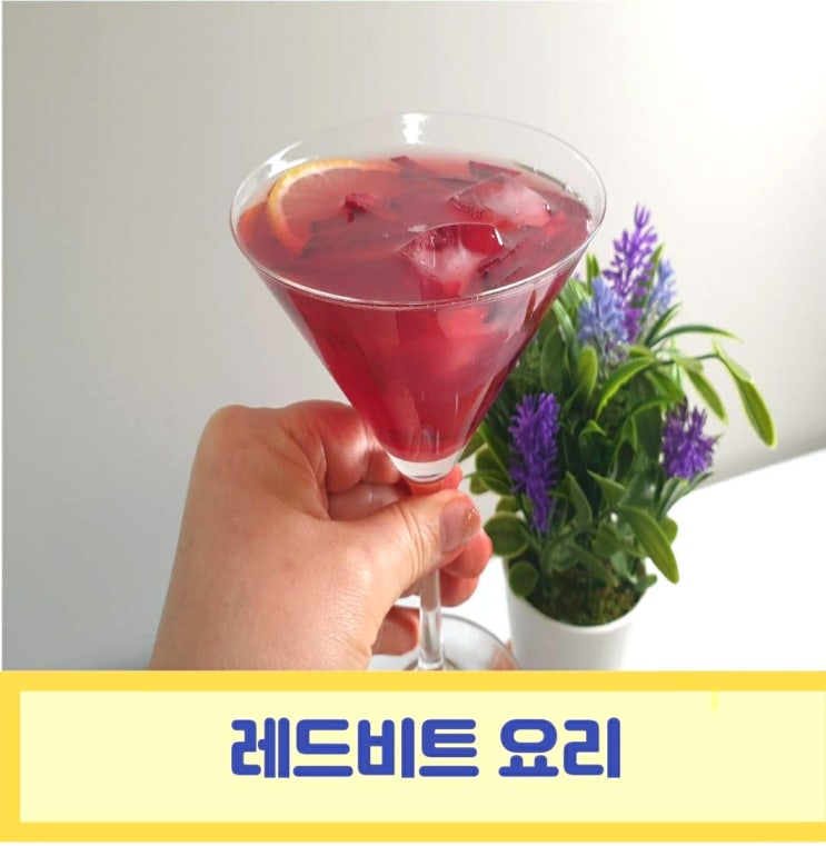  레드비트 요리 새콤달콤한 비트청만들기