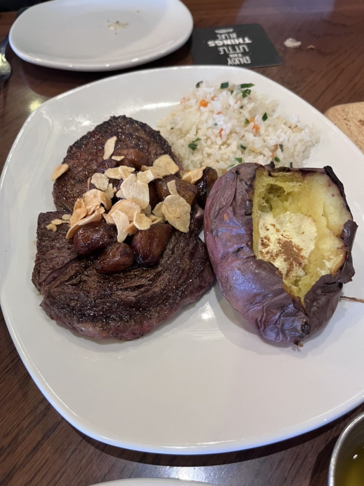  인천 송도 아웃백 후기(아웃백 런치로 고고씽/아웃백멤버십 할인)
