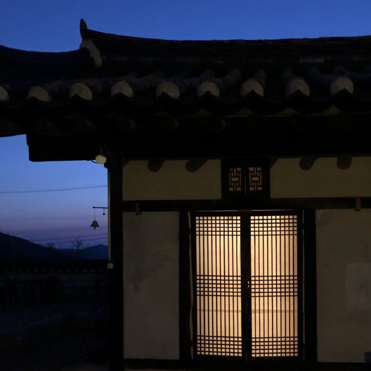  안동 수애당에 가시면 해물파전 꼭 드세요! (중간채 작은방)