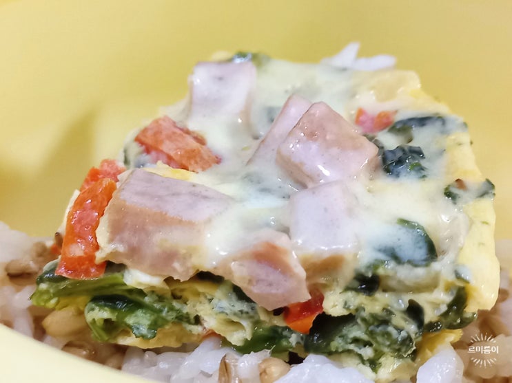 20개월 아기 반찬 시금치 프리타타 계란 넣은 유아식 식단