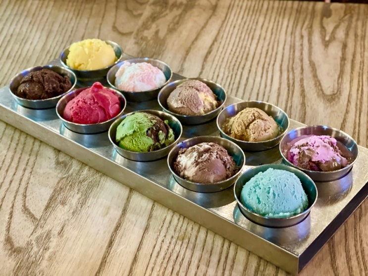  [서울 강남] 배스킨라빈스 브라운 청담에서 프리미엄 아이스크림 맛보기, 배라 브라운 flavor sampler 추천 메뉴 후기