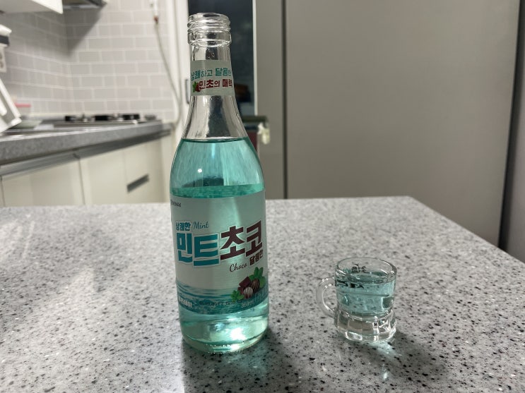  좋은데이 민트초코 소주 리뷰